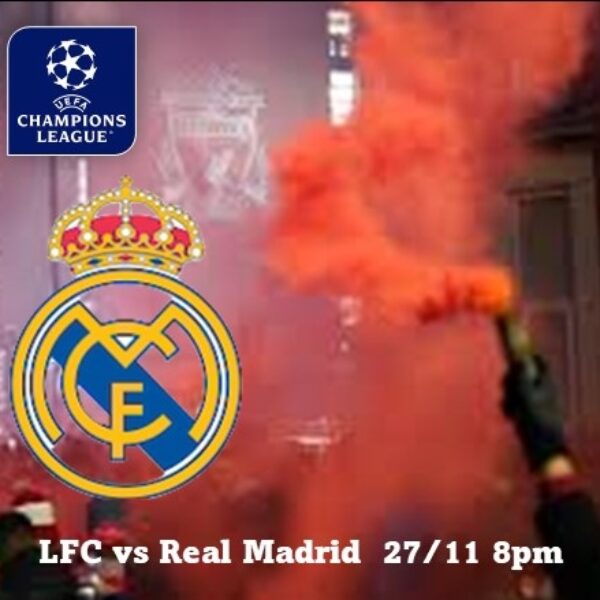 Return Coach tickets - Champions League: Real Madrid (27/11)